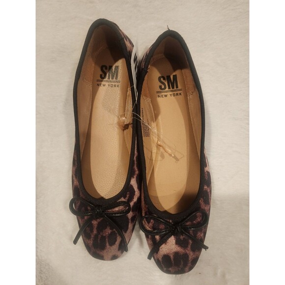 SM NewYork Steve Madden Zion Leopard Print Ballerina Flats Women's Size 6 - Picture 1 of 6
